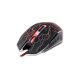 Rebeltec DIABLO Gaming Computer USB Wire Mouse, Black-Red