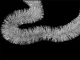 Christmas Tree Tinsel Garland 2m, Diameter ~7cm, Silver