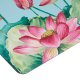 Balance Non-Slip Rubber Gymnastic Fitness Yoga Mat 185x68x0.4cm, Pink flowers
