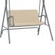 Waterproof Garden Swing Seat Replacement 127x100 cm MultiGarden, beige
