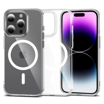 Tech-Protect FlexAir Hybrid MagSafe Case for iPhone 15 Pro Max, Clear