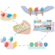 Wooden Cafe Playset for Kids Nukido NK-880 Coffee Shop & Ice Cream Counter Toy