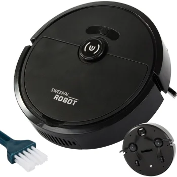Automatic Robot Vacuum Cleaner Wireless (Black)