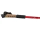 Telescopic Nordic Walking Poles 2pcs, Red