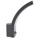 Maclean MCE244 GR LED Facade Lamp with Motion Sensor, 10W, IP54, Grey