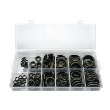 Metal-Rubber Sealing Washer Set, 150 Pcs (M6–M24)