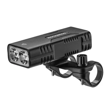Rockbros 24310002001 Bicycle Light 850 lm with Powerbank Function, Black