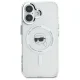 Karl Lagerfeld iPhone 16 Case IML Metal Karl Head MagSafe, White