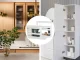 Kitchen Spice Organizer for Cabinet, Expandable, White