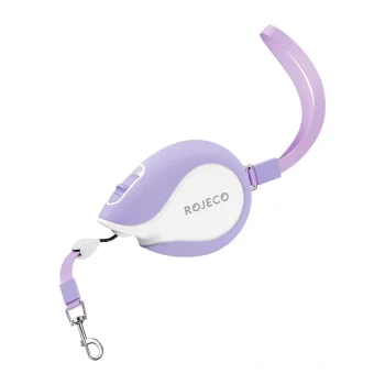 Automatinis pavadėlis Rojeco Mini Pet 3m RSSQYSMN3M-11, violetinis