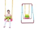 Kids 3-in-1 Garden Swing with Adjustable Backrest, Pink