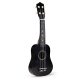 Koka ukelele bērniem ECOTOYS ar 4 neilona stīgām, Melna