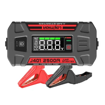Lokithor J401 Jump Starter and Powerbank 2500A 20000mAh Black