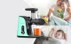 Slow Juicer AMZCHEF GM3001-GN Cold Press Extractor Green with 2 Travel Bottles