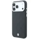 BMW Sign Deboss Quilted Metal Logo MagSafe Case for iPhone 18 Pro / 17 Pro - Dark Gray
