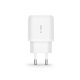 Tech-Protect C20W USB-C PD 20W / USB-A QC 3.0 charger with USB-C / USB-C cable - white
