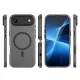 Magnetic Abrasive iPhone 17 Air Case with MagSafe Support, Matte Black