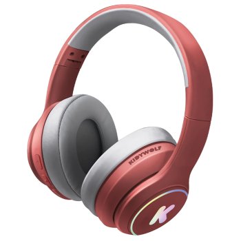 Kidywolf K-EARS bezvadu austiņas bērniem, Sarkanas