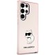 Samsung Galaxy S23 Ultra (SM-S918) Karl Lagerfeld Ikonik Choupette Case Cover (KLHCS23LHNCHTCP), Pink