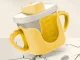 Baby Sippy Cup with Silicone Handles and Straw, 300ml, Yellow
