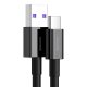 Baseus Superior Series USB to USB Type C Data Charging Cable, 66W, 1m, Black