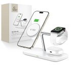 Tech-Protect QI15W-A45 3in1 Wireless Charger with MagSafe Apple Devices - White