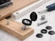 Black Screw Covers, 100 pcs