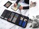 Professional artist sketching and coloring set, 74 pcs, black