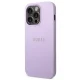 Guess Saffiano Strap Case for iPhone 14 Pro, Purple