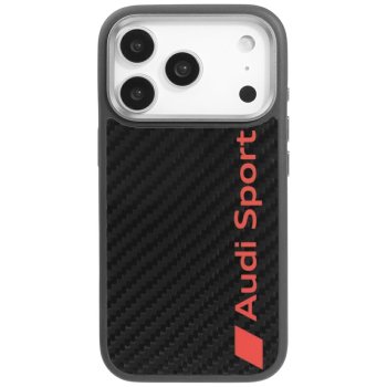 Audi R8 Carbon Fiber MagSafe Phone Case Cover iPhone 17 Pro - Black