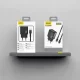 Dudao A26TCEU GaN USB-A / USB-C 25W Wall Charger with USB-C Cable - Black