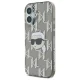 Karl Lagerfeld iPhone 16 Case IML Karl Head Electroplated, Black
