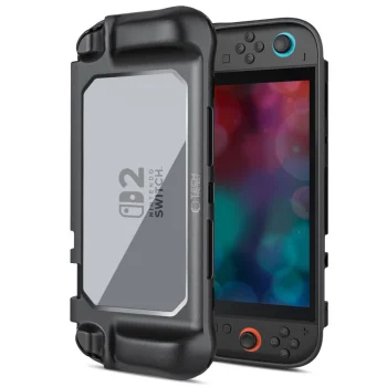 Tech-Protect MagMat Case for Nintendo Switch 2, Black/Transparent