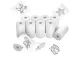 Self-Adhesive Thermal Paper for Mini Printers, 55 mm, 5 Rolls