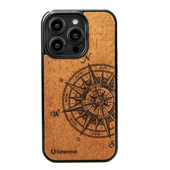 Apple iPhone 15 Pro 6.1'' Bewood Traveler Case Cover, Merbau