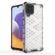 Case for Samsung Galaxy A22 4G Honeycomb Armor Cover with TPU Bumper Blue