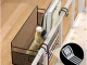 Hanging Wall Shelf / Organizer with 3 Hooks, Loft Style