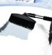 3-in-1 Car Snow Removal Kit with Ice Scraper, Brush, and Shovel, Black-Silver