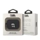 Karl Lagerfeld 3D Silicone NFT Karl Case for AirPods Pro 2, Black