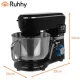 Ruhhy 00025728 Food Processor with Heated Bowl and Blender, 2000W, Black