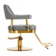 Gabbiano Granada Hairdressing Chair Grey with Gold Base