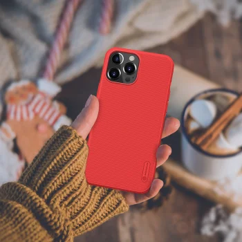 Nillkin Super Frosted Shield Pro Case for Apple iPhone 13 Pro Max, Red