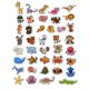 Fridge Magnets Animals 40 Pcs in Case