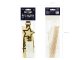 Cardboard photo props for the holidays, gold, 8 pcs.