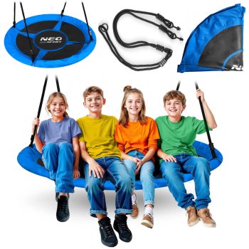 Nest Swing for Kids Neo-Sport Swingo 120 cm Outdoor Saucer Swing