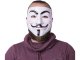 Guy Fawkes Mask V for Vendetta Anonymous Halloween Costume, White