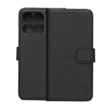 Smart Triangle Wallet Case for Motorola Edge 70 Fusion, Black