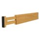Atvilktņu Organizators Regulējams Bambusa Atdalītājs 34-43,5cm, 1gab. | Drawer Organiser Adjustable Bamboo Separator