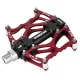 Rockbros JT201012LR Aluminum Bicycle Pedals, Red