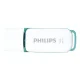 USB Flash Drive Philips Snow Edition 8GB USB 3.0, White/Green